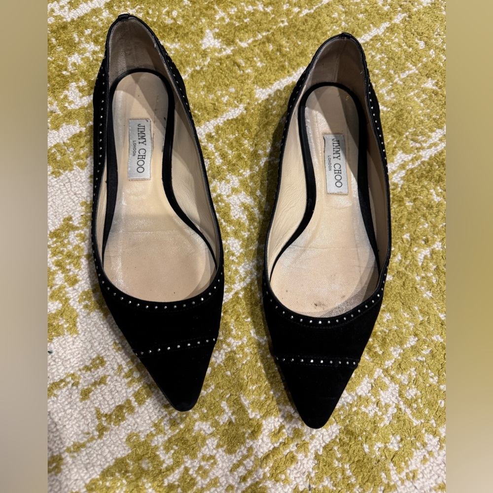Jimmy Choo studded flats